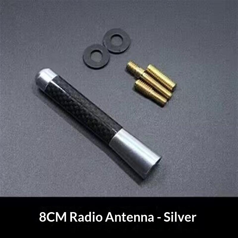 1 Set Universal Long Short Auto Roof Carbon Fiber Radio Aerial Accessories Enhanced Signal Tools Car Roof Antenna