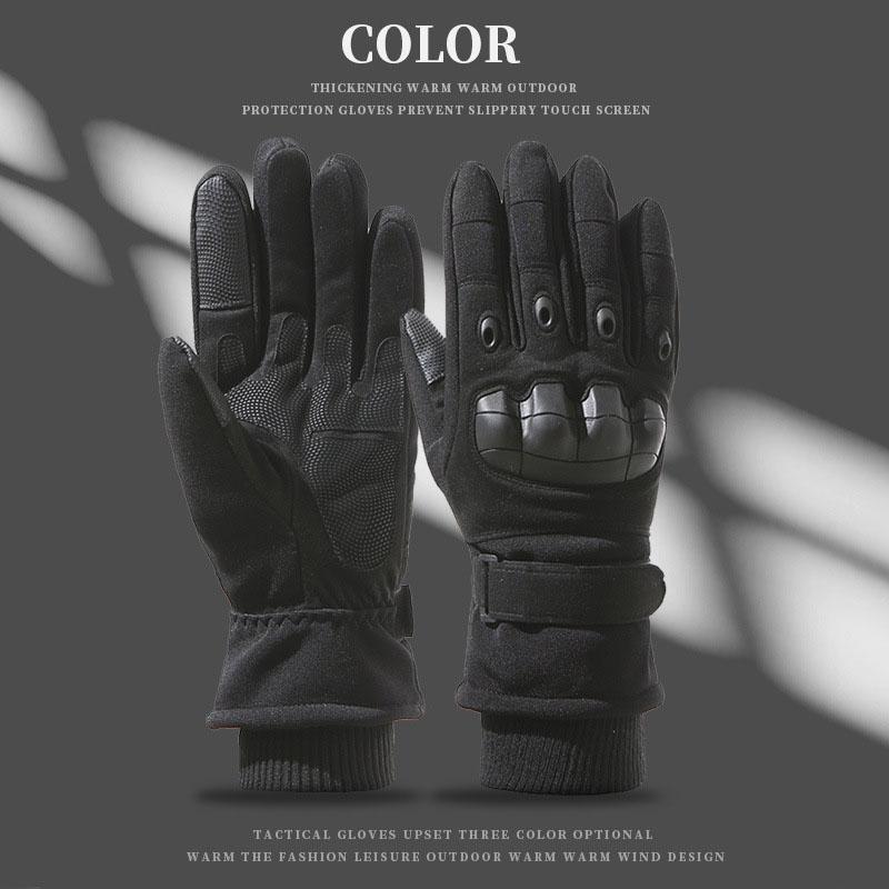 Tactical Gloves Full Finger Winter Warm Combat Touch Screen Thermal Gloves Outdoor Skiing Hunting Protective Gloves Men