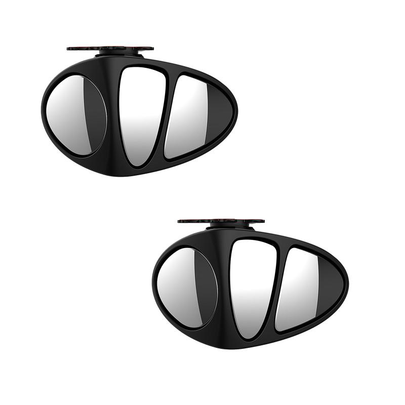 Car Rearview Mirrors 360° Blind Spot Mirror Adjustable Rotatable Convex Wide-angle Clear Rearview Safety Mirror