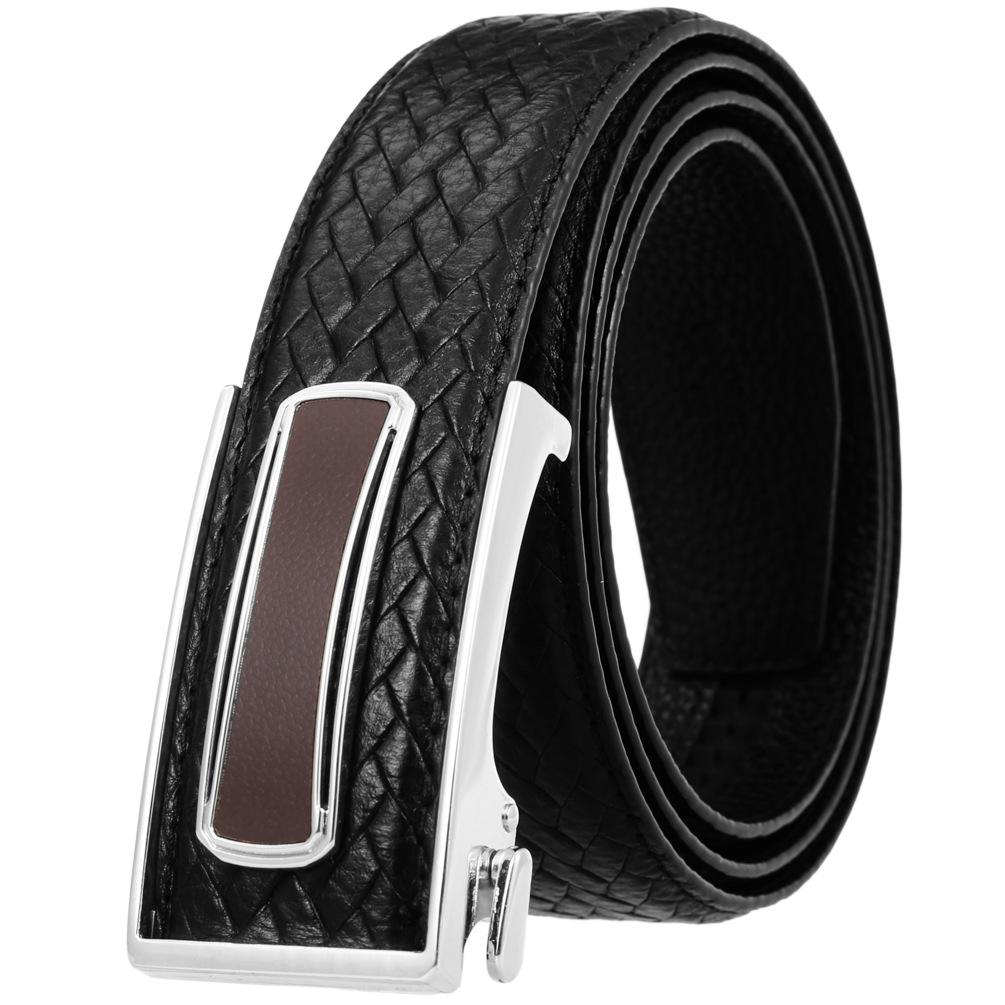 Ceinture tendance en cuir de vachette pleine fleur, boucle intérieure ceinture homme Ly36-23018-5