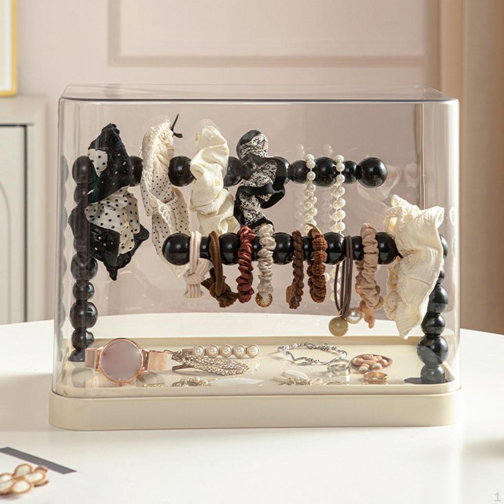 2-stufiger Stirnbandhalter Haarschmuck-Display Desktop Vielseitiger Reifenständer Halskette