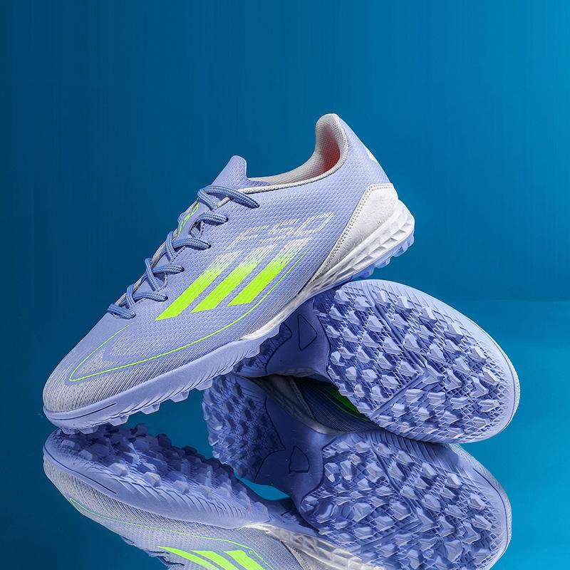 F50 Dětské růžové fotbalové kopačky pro chlapce, dívky, teenagery, dospělé, dlouhé nehty, zlomené nehty, soutěžní tréninkové kopačky pro žáky základní školy