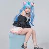[Milky Time] Hatsune Miku Cosplay with Wig, Vocaloid, Thanksgiving, One-Piece Dress, White, Miku