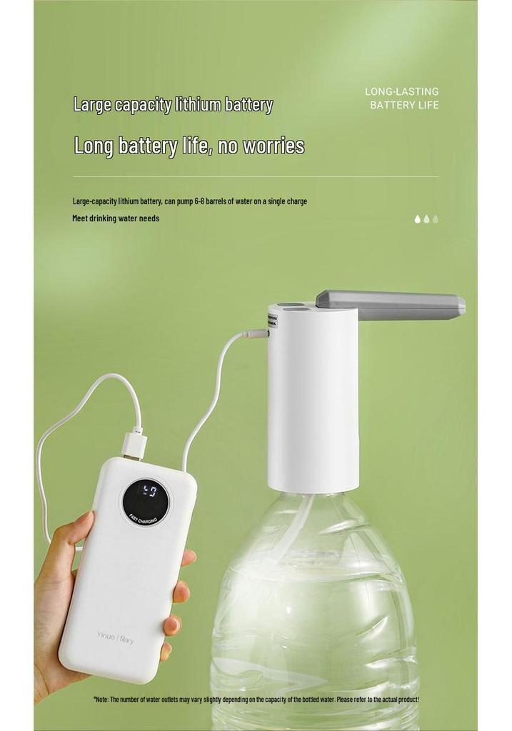 USB Portable Folding Automatic Water Dispenser for Household and Mineral Water