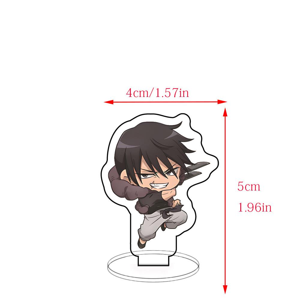 5CM Anime Jujutsu Kaisen Gojo Satoru Fushiguro Toji Getou Suguru Acrylic Figure Stand Model Cartoon Desk Decor Toy Gift