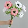 Echte Berührung Künstliche Anemone Handgemacht Kunststoff Simulation Blumen Realistisch Lebensecht Seiden Anemone Blumen Hochzeit Party Dekoration