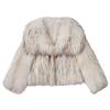 Women's Winter Short Style Imitation Raccoon Fur Grass Coat