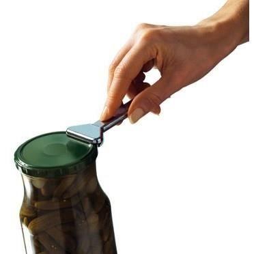 Otvírák na zavařovací sklenice - BRIX - Jarkey - Lesklý hliník