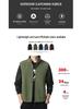 Herren Fleece-gefütterte ärmellose Weste - Herbst/Winter lässige Sport-Außenbekleidung