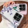 Golden Butterfly Pattern Case For Xiaomi Redmi Note 15 Pro 4G Funda Redmi Note 14 13 Pro 5G Clear TPU Silicone Soft Cover