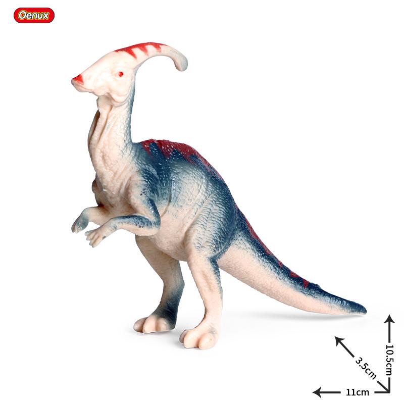 Oenux Jurassic Carnivorous Carnotaurus Figures Dinosaur Brinquedo Tyrannosaurus Model Collection PVC High Quality Toy Kids Gift