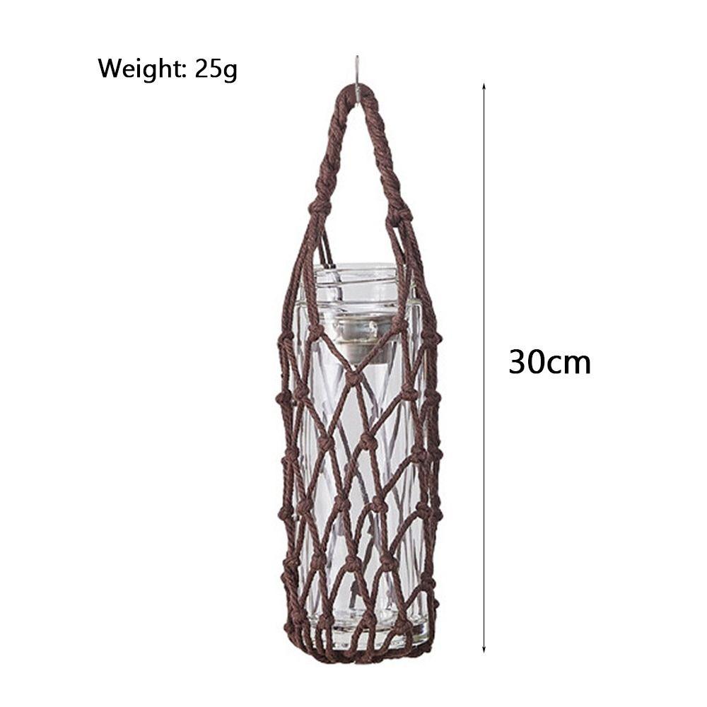 Weave Water Bottle Cover Manual Pouch Visible Bag Useful Cup Sleeve  For Sport Camping Accessories