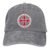 Dad Hats Templar Cross Non Nobis Domine Crusader Knight's Cross Knight Women's Hat Sun Visor Baseball Caps Freemason Peaked Cap