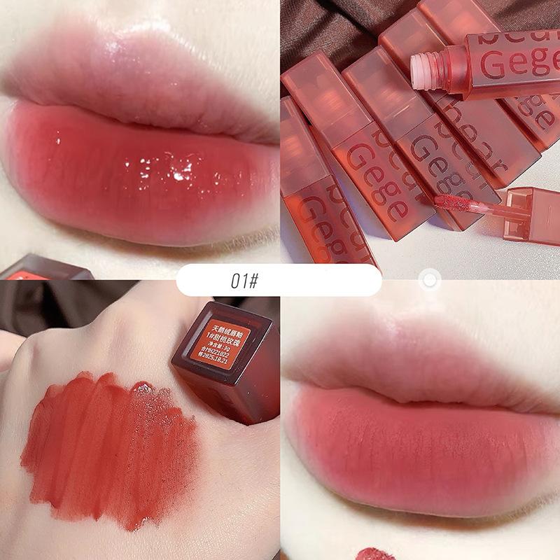 

Бархатная глазурь для губ, бархатная матовая стойкая невыцветающая помада-блеск для губ