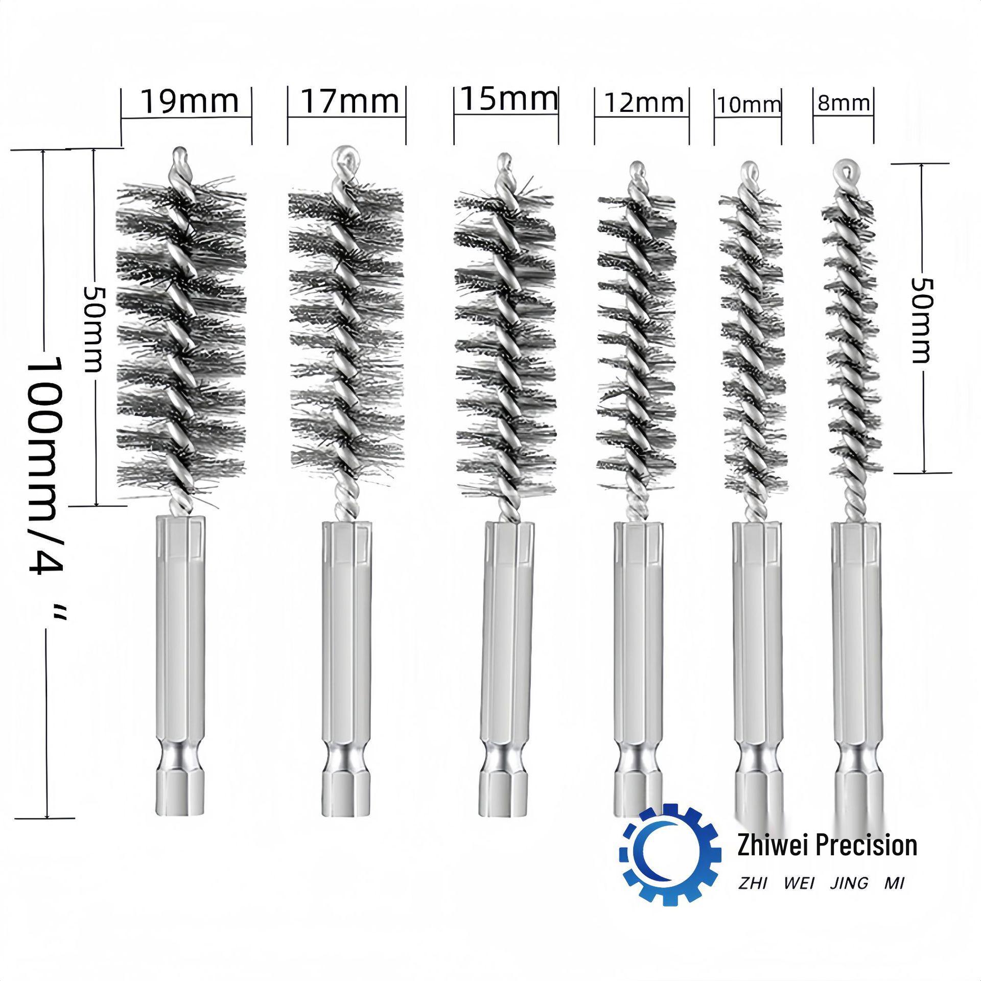 

Набор проволочных щеток из нержавеющей стали 1/4 - Шестигранный хвостовик для зачистки труб