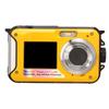 Full HD 2.7K 48MP 10ft Water Resistant Underwater Digital Camera 16X Digital Zoom Front Rear Double Screens Water Resistant Digital Camera