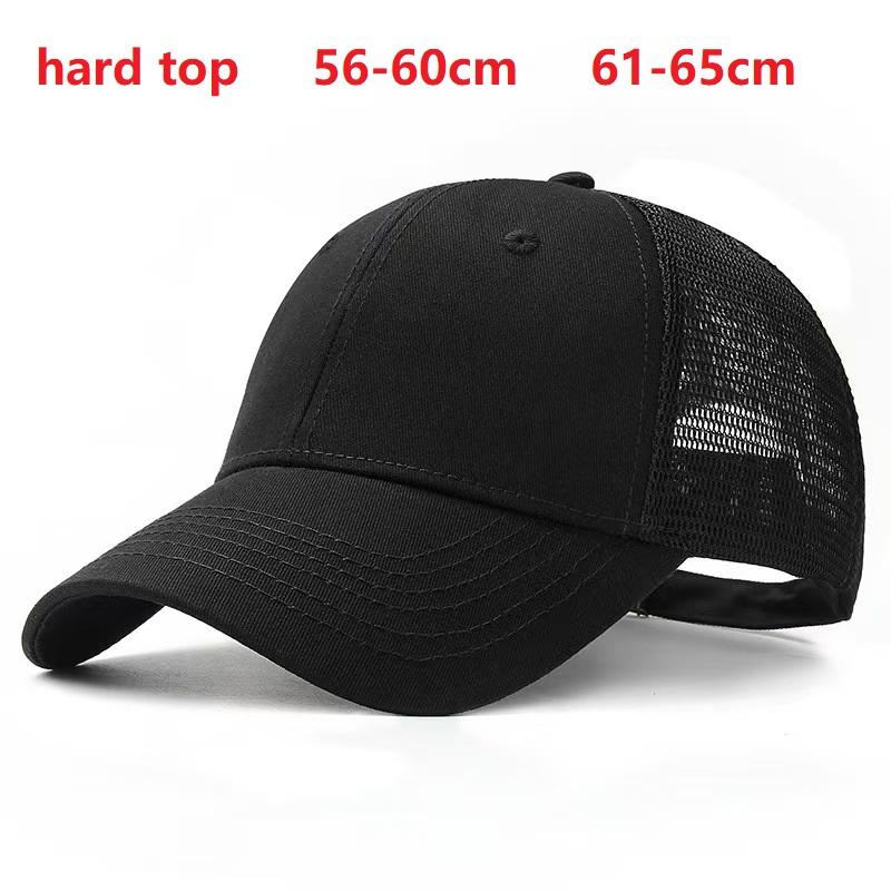 Soft Top Cotton Men Women Oversize XXL Baseball Caps Adjustable Dad Hat for Big Heads 57-65cm Extra Large Low Profile Golf Hats