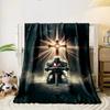 Crusader Knight Cross Blanket  Printed Blanket for Living Room Bed Couch Lunch Break Soft Cozy Blanket for Friend's Festival Gift