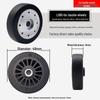 Universal Wheel Replacement for Luggage Suitcase: Leather Caster Rubber Roller Rim Repair Accessories