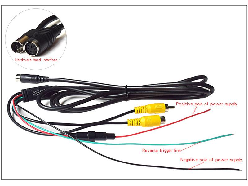 7-Inch Wireless Rearview Camera for Trucks, Buses, Trailers & Excavators