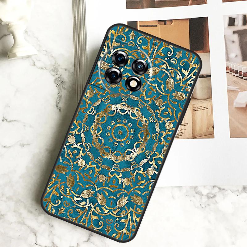 Moroccan Pattern Case For OnePlus 12R 12 11 9 10 Pro 10R 9R 8T 10T Nord CE 2 3 Lite 2T N10 N20 N30 CE4 Cover