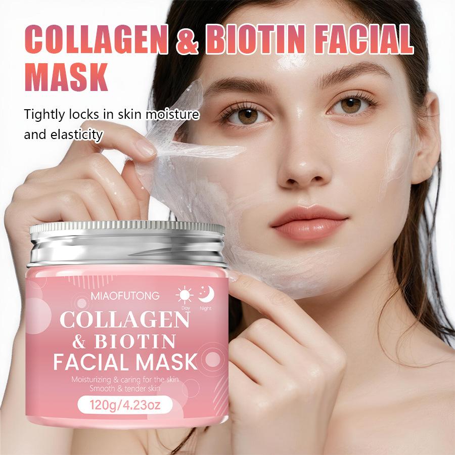 Collagen and Biotin Peel-Off Mask: Cleansing, Oil-Controlling, and Skin-Smoothing