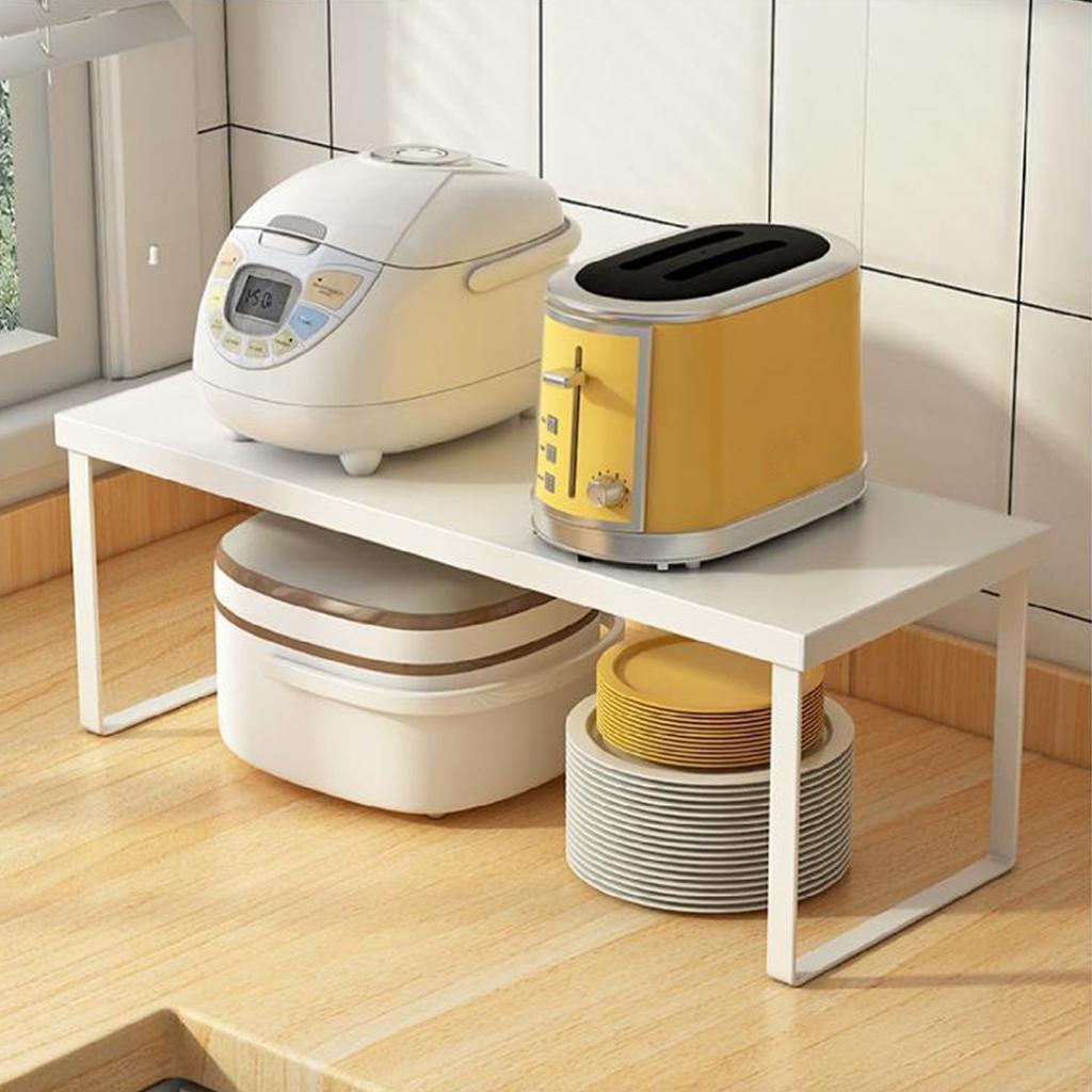 Kitchen Shelves Iron Cabinet Countertop Shelves Sturdy Pantry Organizer Shelf Rack Stand for Spices