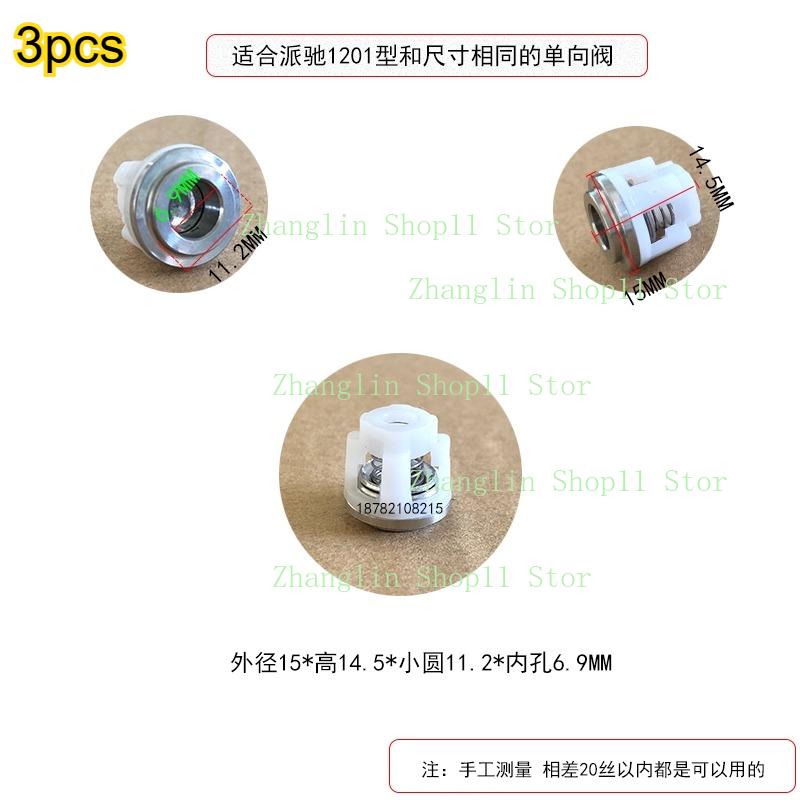 Check Valve Repair Kit Axial Pump High Pressure Washer Water Cleaning Machine Pump Head One-way Valve Outlet Valve 3Ppcs