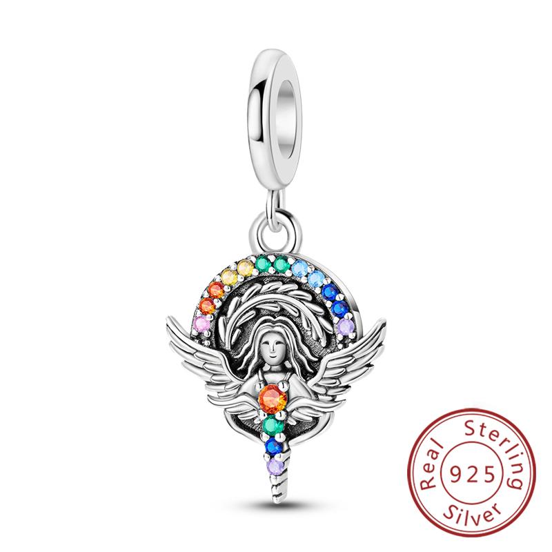 Potrivire Mărgele Charmuri Cupru Original Băiat Fată Mamă Pandantiv Charmuri Pentru Brățară Colier Bijuterii Femei Cadou