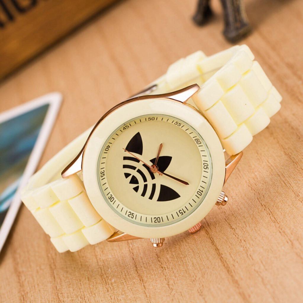 Relógios femininos masculinos esportivos de silicone relógio casual de quartzo