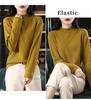 Women's High-Neck Slim-Fit Knit Sweater for Autumn/Winter - Versatile and Stylish
