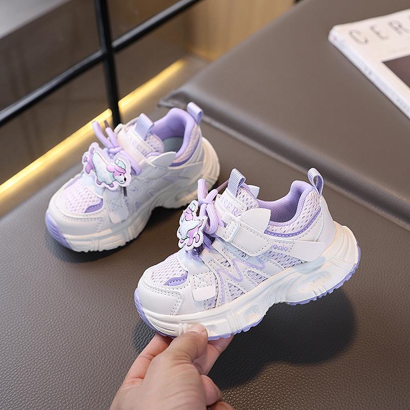 2026 Spring Children's Mesh Casual Sports Shoes – Wear-Resistant, Non-Slip, Versatile, Comfortable Dad Shoes