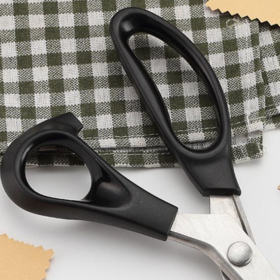 Stainless Steel Pinking Scissors Multipurpose Tailor Scissors Professional DIY Fabric Cutting Handheld Dressmaking Shears