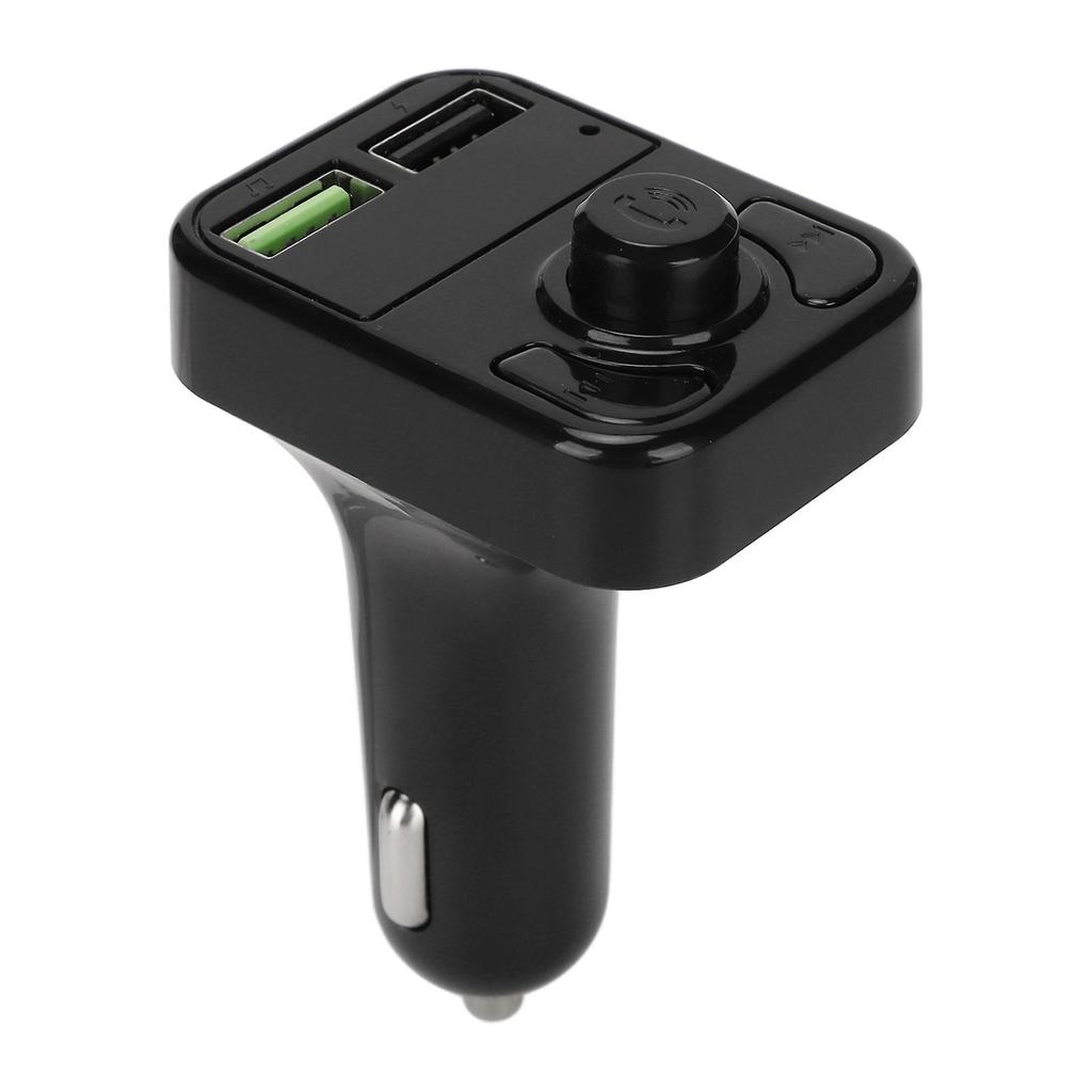 FM Transmitter Car Adapter Automatic Power Off Memory Colorful Ambient Light USB Charging Car Charger for Automobile X3S