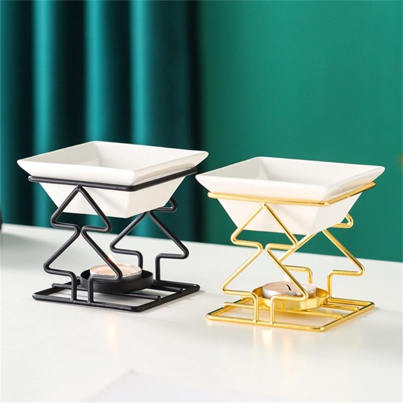 Podgrzewacze do wosku Kominki do olejków eterycznych,Kominki do olejków Podgrzewacz do wosku na tealight Uchwyt do aromaterapii Dyfuzor zapachowy do świec