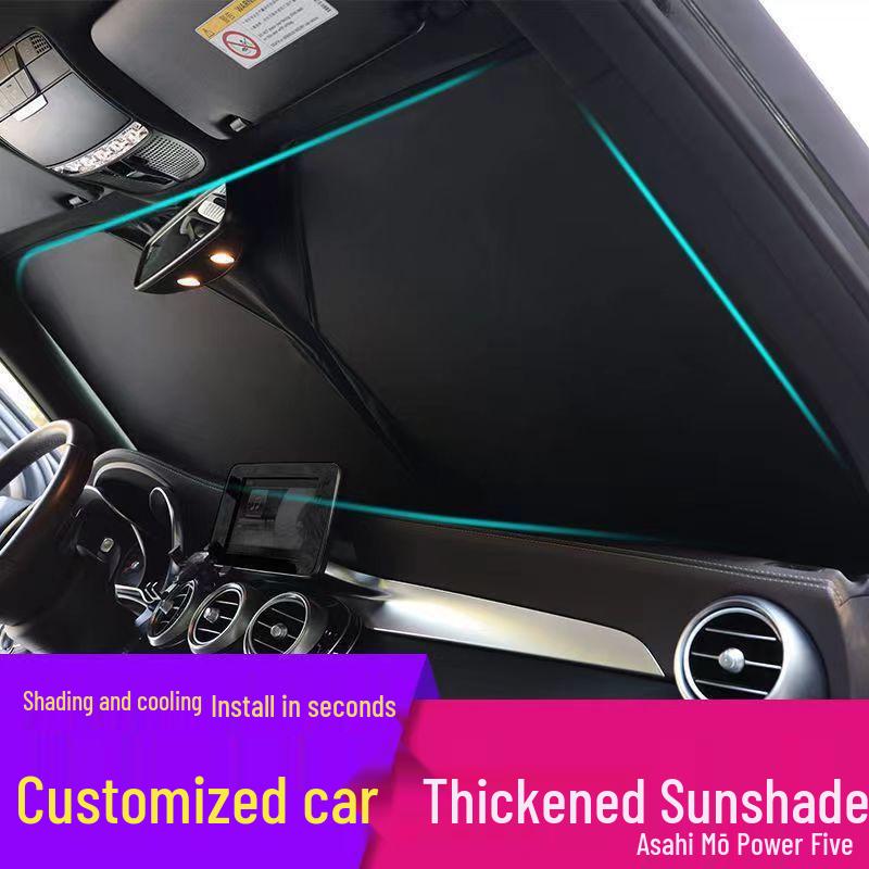 Car Window Sun Shade Curtain: Heat Insulation & Light Blocking