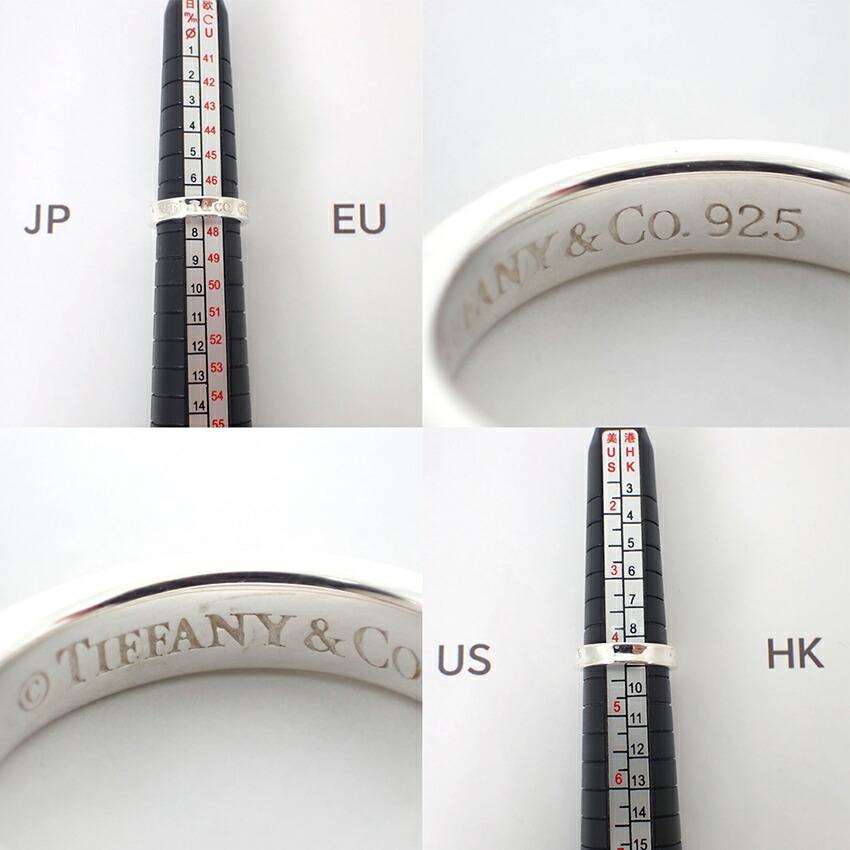 Used Tiffany 925 1837 Narrow Ring, Size 7, j58-2