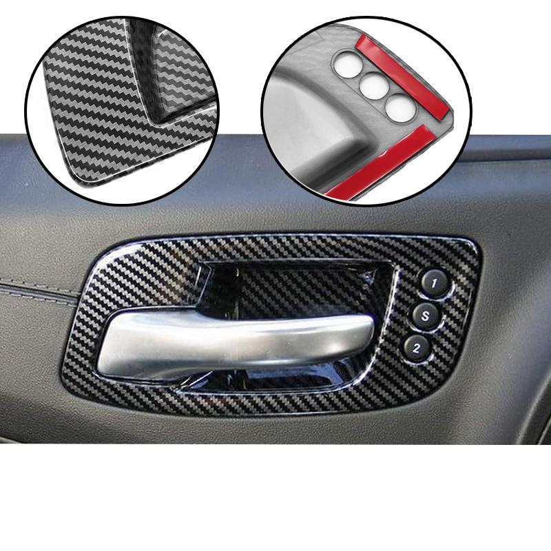 For Dodge Charger 2011-2021 Car Inner Door Handles Bowl Cover 5pcs Anti-Scratch Decora Frame For Dodge Chrysler 300 2015-2021