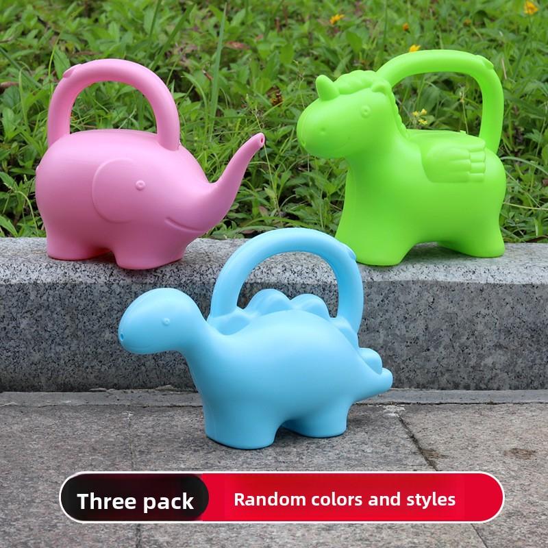 Animal Cartoon Kids Plastic Watering Can 1.5L Small Household Plant Watering Pot