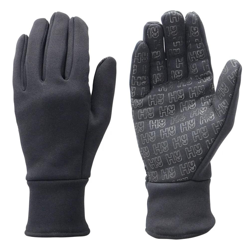 Hy Unisex Adult Gripped Fleece Gloves