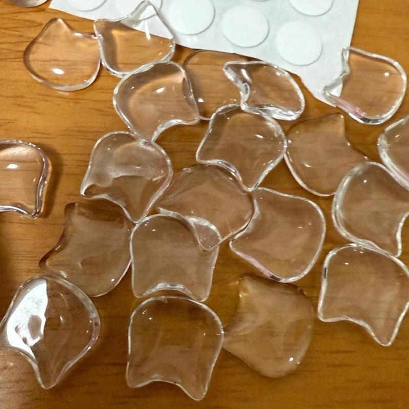 20 Piece Lovely Kitty Shaped Keyboard Caps with Nails Smooth Typing Experience & Scratch Resistant for Women Use