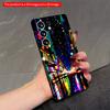 2DFlat Samsung Phone Case Vibrant City Lights Night Reflections Applicable To Galaxy S23 S24 S25ULTRA S26 A12 A14 A15 A16 A54 A55
