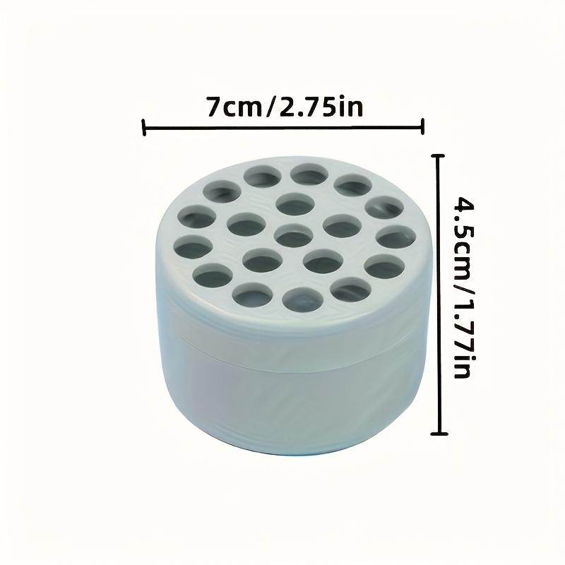 1pc Classic Style Round Vase Plastic Flower Arranger Reusable Bouquet Holder, Spiral Stem Support, Planting Tool
