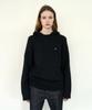 OUI MAIS NON Wool Rounded Hoodie Knit