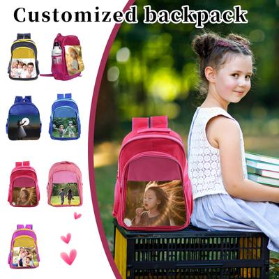 DIY Thermal Transfer Blank Kindergarten Canvas Schoolbag Personalized Children's Printed Photo Backpack Shoulders