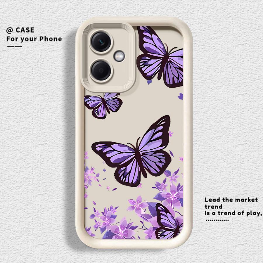 

INS Retro Butterfly Case for Xiaomi Redmi Note 14 Pro Plus 12 14C 10 12C 11 A1 A2 A3 A4 Note 13 12s 13C 11s Phone Cover Redmi 13C 5G