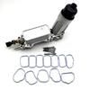 OE:68105583AF 68105583AA Aluminium Motorölfiltergehäuse Kühlersatz für Jeep Grand Cherokee Dodge Charger Journey Ram 3.6L V6