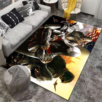Assassin Hooded Warriors Carpet Suitable As a Non-slip Mat for the Living Room or Bedroom Sofa