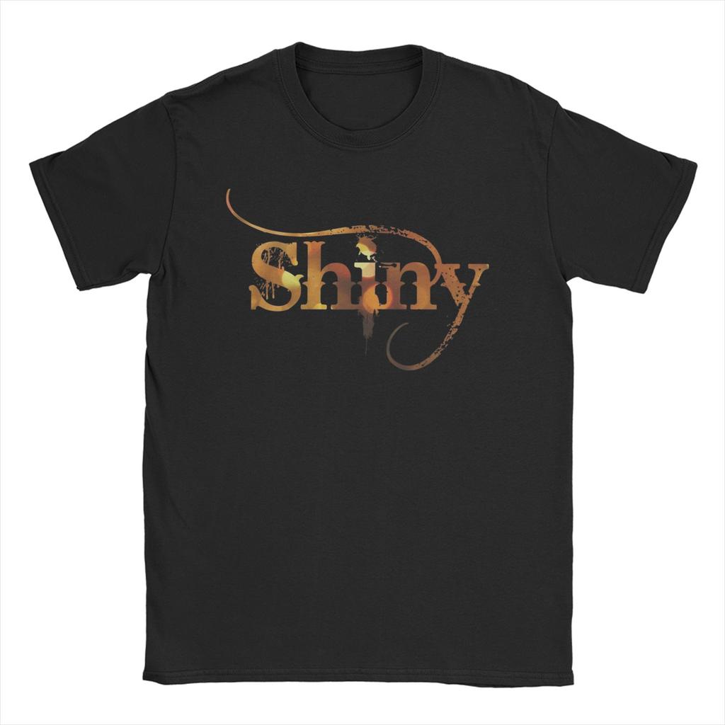 Shiny Firefly Serenity Tshirts Unisex Unisex Vintage Pure Cotton Tee Shirt Round Collar Short Sleeve T Shirts Gift Idea Clothes