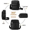 Letnia Nowa Męska Torba na Ramię z Prawdziwej Skóry, Torba Crossbody z Skóry Licowej, Modna Biznesowa Wielofunkcyjna Torba Kurierska z Klapą